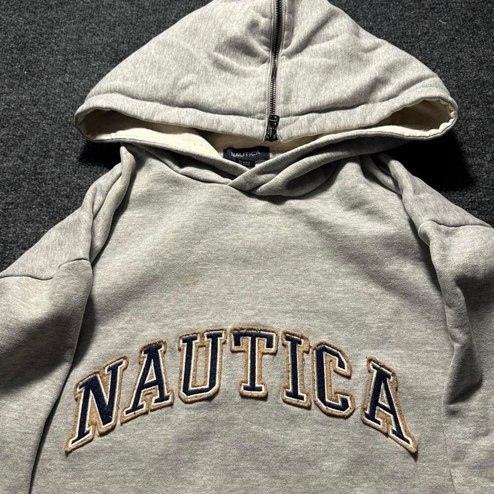Nautica Men's Grey Hoodie